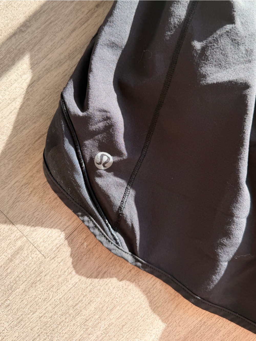 lululemon athletica Black Athletic Running Shorts - Picture 3 of 3